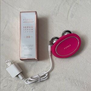 FOREO BEAR 2 Fuchsia and SUPERCHARGED Serum 2.0 Bundle (Worth $458.00)